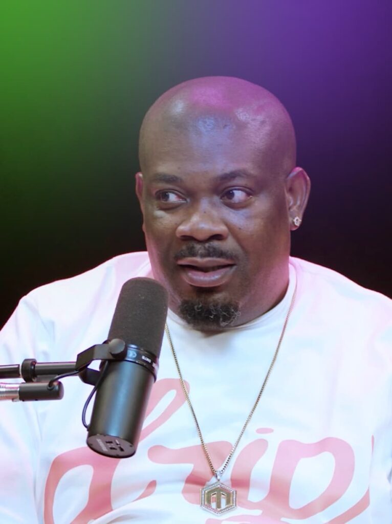 Don Jazzy speaking at The Honest Bunch Podcast on Glitch Africa Studio