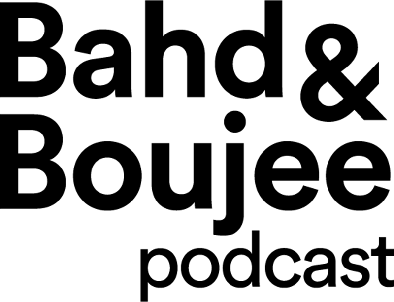 Bahd & boujee Podcast Logo - black